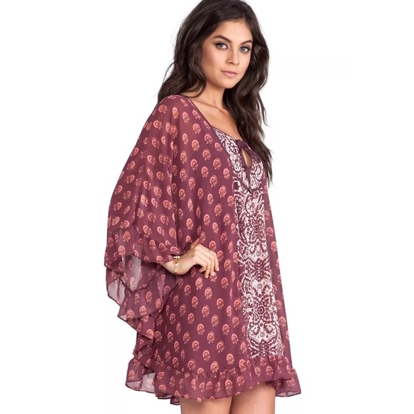 FREE PEOPLE Marla Dreams Minj Kaftan Dress - Picture 3 of 5